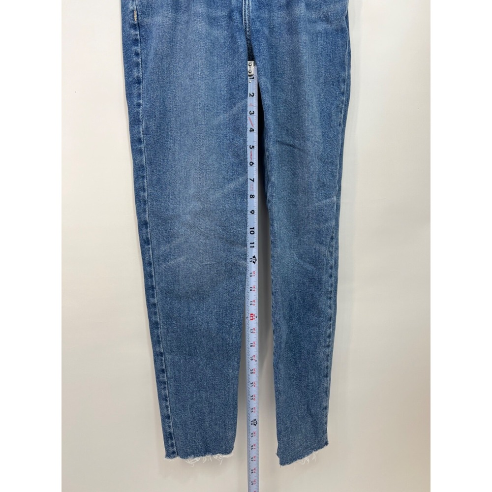 womens hollister‎ ultra high rise mom jean size 0R, W24 27L Distressed Hem - Picture 7 of 11